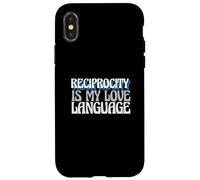 Sarcástico Diciendo El Sarcasmo La Reciprocidad Es Mi Lenguaje De Amor Carcasa para iPhone X/XS