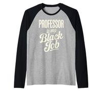 Sarcástico diciendo que el profesor es mi carrera secreta Mujeres Hombres Camiseta Manga Raglan