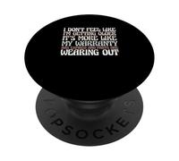 Sarcástico Diciendo Sarcasmo No Siento Que me Estoy Haciendo Mayor PopSockets PopGrip Adhesivo