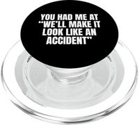 Sarcástico en el Que me tenías Haremos parecer un accidente PopSockets PopGrip para MagSafe