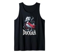 Sarcástico Halloween Count DUCKULA Farm Duck Horror Chicken Camiseta sin Mangas