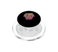 Sarcástico Lo Siento, te ofendí con mi Sentido común PopSockets PopGrip para MagSafe