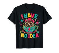 Sarcástico Mapache, no Tengo ni Idea, Teacup Space Howdy Camiseta
