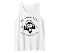 Sarcástico, Ninguna Buena acción Queda impune, Gracioso, Broma, Familia Camiseta sin Mangas