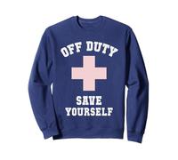 Sarcástico Off Duty Save Yourself Girls Lifeguards Swim Camp Sudadera