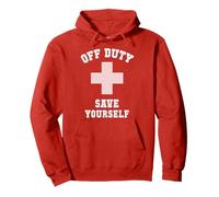 Sarcástico Off Duty Save Yourself Girls Lifeguards Swim Camp Sudadera con Capucha