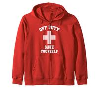 Sarcástico Off Duty Save Yourself Girls Lifeguards Swim Camp Sudadera con Capucha