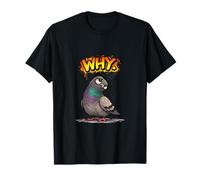 Sarcástico Paloma Actitud Dibujos Animados Arte Camiseta