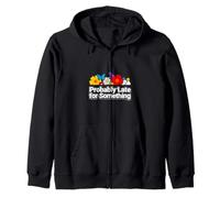 Sarcástico Probablemente Tarde para Algo Gracioso Sudadera con Capucha