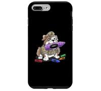 Sarcástico: Puedo Comer crayones para Perros Jarhead MRE Eater Boot Camp Carcasa para iPhone 7 Plus/8 Plus