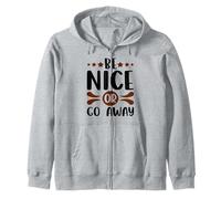 Sarcástico Sé Agradable o Vete Sarcasmo Bondad Sudadera con Capucha