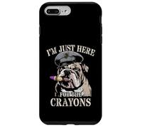 Sarcástico, Solo Estoy AQUÍ por Crayons Eater Corps Jarhead Crew Carcasa para iPhone 7 Plus/8 Plus