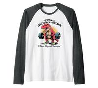 Sarcástico Sólo Terapia FÍSICA No Tortura PT PTA Rehabilitación Camiseta Manga Raglan