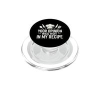Sarcástico Tu Opinión No Fue Mi Receta Diciendo PopSockets PopGrip para MagSafe