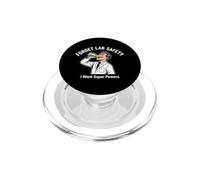 Sarcástico y Divertido Dicho Olvídate de la Seguridad del Laboratorio Quiero superpoderes PopSockets PopGrip para MagSafe