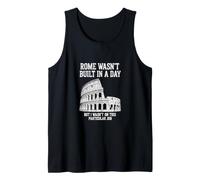 Sarcástico y Divertido Dicho Que Roma no fue Construido día Camiseta sin Mangas