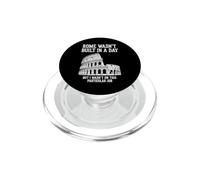 Sarcástico y Divertido Dicho Que Roma no fue Construido día PopSockets PopGrip para MagSafe
