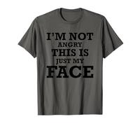 Sarcástico y Divertido: no Estoy Enojado, Esto es Solo mi Cara Camiseta
