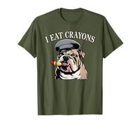 Sarcástico: «Yo como crayones», devorador de Perros, Nuestro Hermano Militar de la tropa Camiseta