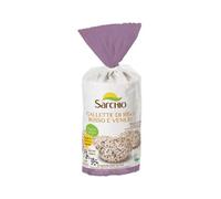 Sarchio Tortitas Arroz Rojo y Negro Integral Sin Gluten 100 g