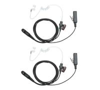 Sarcia Auricular de vigilancia para radio de 2 vías R5 XPR3300e XPR3500e, 2 | Auriculares de tubo acústico encubierto de 2 cables compatibles con Walkie Talkie XPR3500 XPR3300 XPR3000 P6600