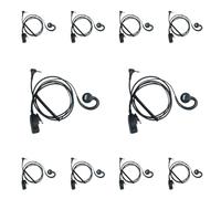 Sarcia Auriculares de 1 pin en forma de C de 2,5 mm con micrófono PTT compatibles con Motorola Talkabout T100 T200 T200TP T600 T460 T472 T465 T260 T800 T802 T265 MT350R MS350R MR350R Radio