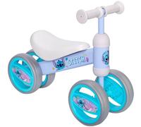 sarcia.eu Bicicleta sin Pedales de 4 Ruedas, Ligera, de Metal, Primera Bicicleta, correpasillos 1+ (Stitch Azul)