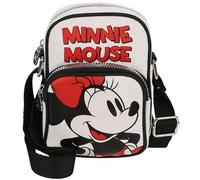sarcia.eu Bolso, bolso pequeño con correa ajustable, bolso mini para jóvenes, de lino (Minnie Mouse, 17x5x12 cm)