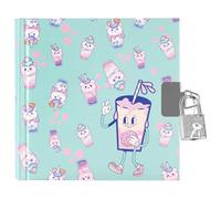 sarcia.eu Diario secreto con código, cuaderno musical para niñas, cuaderno interactivo A5 (Bubble Tea)