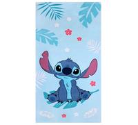 sarcia.eu Disney Stitch Toalla de Playa DE Secado RÁPIDO, Toalla de baño para niños ALGODÓN 70x140 cm Oeko-Tex (F)
