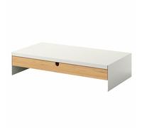 sarcia.eu ELLOVEN Soporte de monitor con cajón, blanco