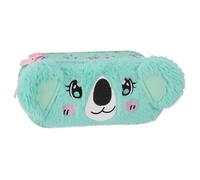 sarcia.eu Koala Estuche Escolar de Felpa, bolsita para niña, con Cremallera, Turquesa 5x22x10cm (Koala Peluche)
