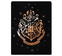 sarcia.eu Manta/Colcha Polar Negra 120x150 cm HOGWART Harry Potter, Oeko-Tex