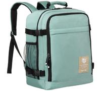 sarcia.eu Mochila de viaje turquesa para mujer, LIGERA, PARA AVIÓN, equipaje 40x30x20cm