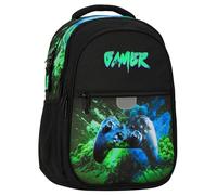 sarcia.eu Mochila escolar rígida para niño, reflectantes, cuatro compartimentos, 24l (PAD, 24L)