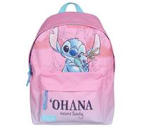 sarcia.eu MOCHILA ESCOLAR suave, para niñas, CAPACIDAD mochila de viaje, rosa 40x27x15cm (Rosa Stitch)