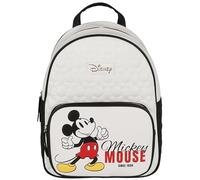 sarcia.eu Mochila juvenil de piel sintética, mochila urbana femenina con gran capacidad (Mickey Mouse, 23x10x32cm)