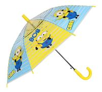 sarcia.eu Paraguas, plegable, (Sonic, Harry Potter, Minnie Mouse, Minions, Bluey) transparente y automático (MINIONS)