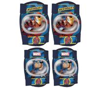 sarcia.eu Protectores para Rodillas y Codos para Bicicleta, Patinete y Patines (Marvel Avengers)