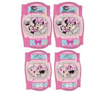 sarcia.eu Protectores para Rodillas y Codos para Bicicleta, Patinete y Patines (Minnie Mouse)