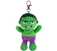 sarcia.eu TY Llavero con mascota, BEANIE BABIES, colgante para mochila de 12 cm (MARVEL Hulk)