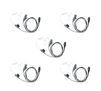 Sarcia PD780 - Auricular de tubo acústico con micrófono PTT compatible con Hytera PD782 PD782G PD782I PD702 PD702I PD752 PD752I PD780 PD785 PD982 HP702 Radio bidireccional, paquete de 5