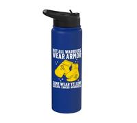 Sarcoma Cancer Awareness Products Bones Sarcoma Warrior Stainless Steel Insulated Water Bottle