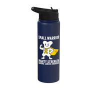 Sarcoma Cancer Awareness Products Kids Bones Sarcoma Warrior Stainless Steel Insulated Water Bottle