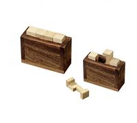 Sarcophagus - Hevea- Y Samena - Madera - 4 Piezas Del Puzzle - Juego de Ingenio