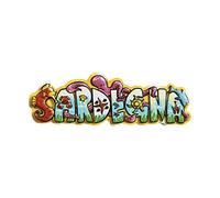 Sardegna Cerdeña Italia letras 3D imán nevera recuerdos de resina, hecho a mano para decoración del hogar y la cocina, imán para nevera colección de regalo