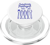 Sardina de pescado en conserva Portugal PopSockets PopGrip para MagSafe