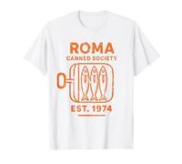 Sardina Roma Conservas Sociedad Pescado Vintage - Mediterráneo Camiseta