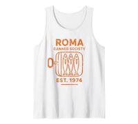 Sardina Roma Conservas Sociedad Pescado Vintage - Mediterráneo Camiseta sin Mangas