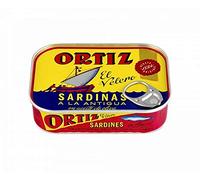 Sardinas a la antigua en aceite de oliva 140g Ortiz (Pack de 20 unidades)